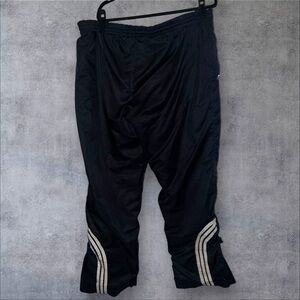 Vintage‎ Adidas Black Track Pants with White Stripes